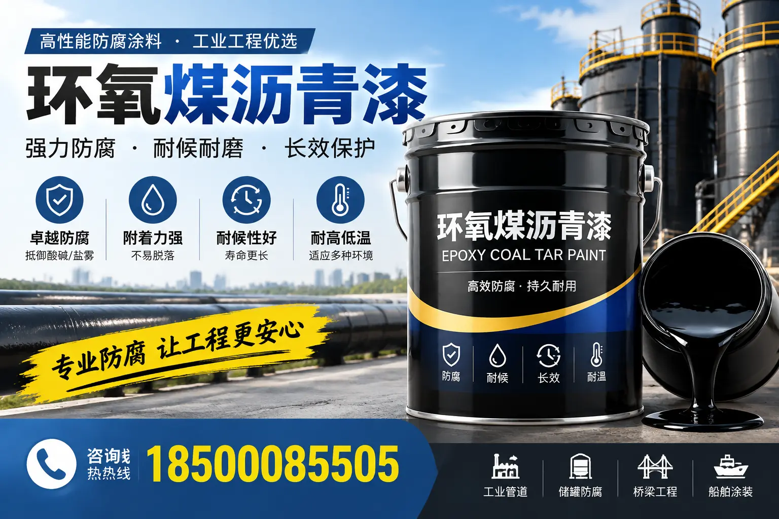 环氧煤沥青漆的施工方法与注意事项，确保在朔州顺利完成
